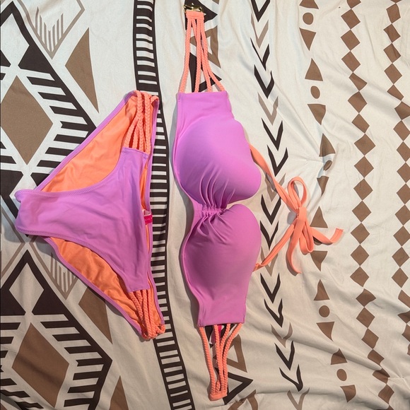 Victoria's Secret Other - Victoria's Secret Lavender and Coral bikini